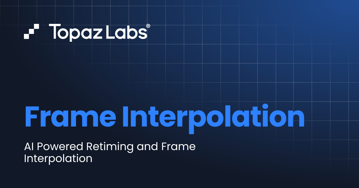 Frame Interpolation | Developer Documentation